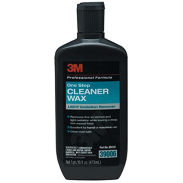 3M 3M Company  3M-39006 One Step Cleaner Wax  16 oz. 3M-39006